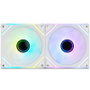 Nox Hummer Pro Link ARGB 12cm Blanco (Pack de 3)​